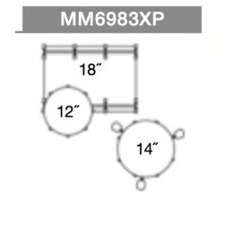 PEARL Masters Maple 3-pc Shell Pack 824