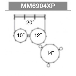 PEARL Masters Maple 4-pc Shell Pack 858