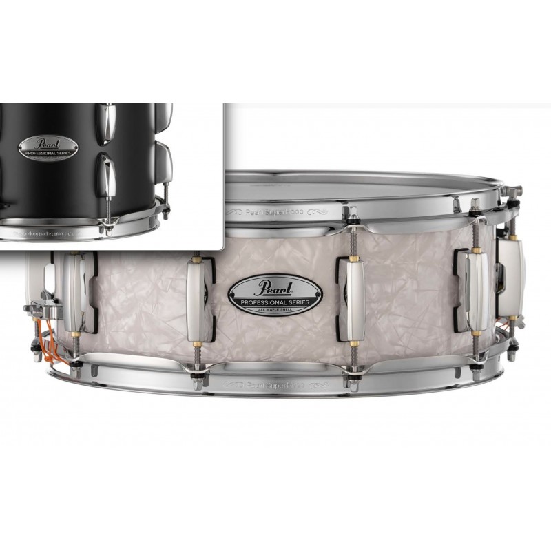 PEARL 14x5 Professional Series Snaredrum Matte Caviar Black