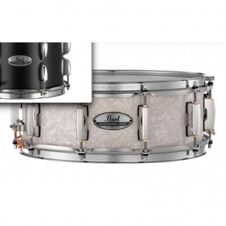 PEARL 14x5 Professional Series Snaredrum Matte Caviar Black