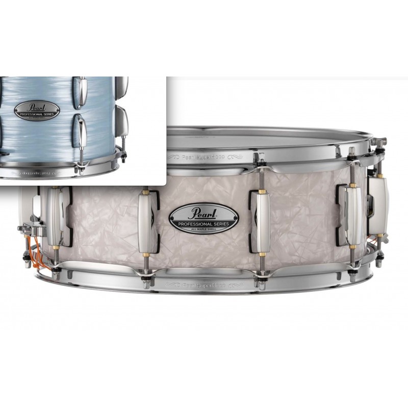 PEARL 14x5 Professional Series Snaredrum Ice Blue Oyster