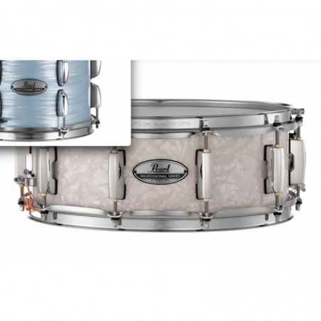 PEARL 14x5 Professional Series Snaredrum Ice Blue Oyster