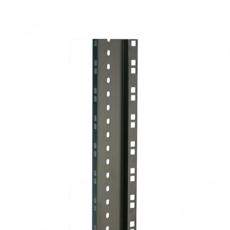 Adam Hall 19" Parts RACK RAIL 45 BLACK DOUBLE