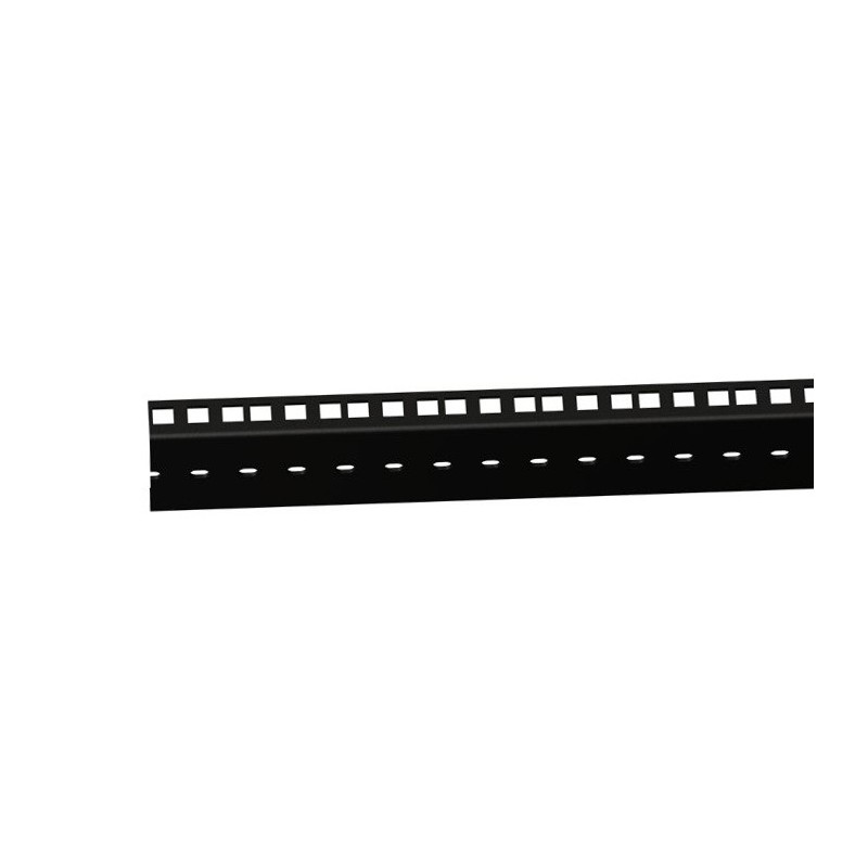 Adam Hall 19" Parts RACK RAIL 45 BLACK DOUBLE II