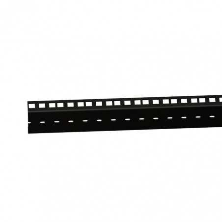 Adam Hall 19" Parts RACK RAIL 45 BLACK DOUBLE II