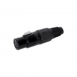 Adam Hall Connectors 4 STAR C XF5 BLK