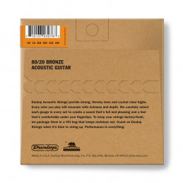 DAB1048 Acoustic 80/20 Bronze, Extra Light Set/6