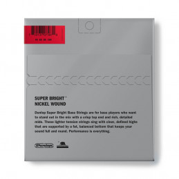 DBSBN45105 Super Bright Nickel Wound, Medium Set/4