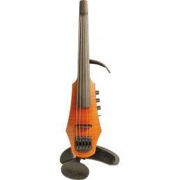 CR Electric Violin 5 Amber Stain