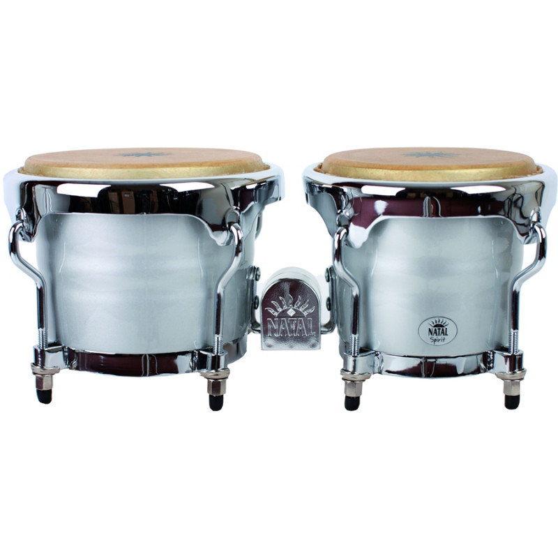 Bongos Metal. Silver