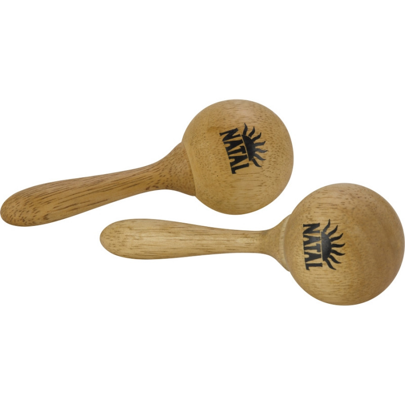 Wood Maracas mini pair