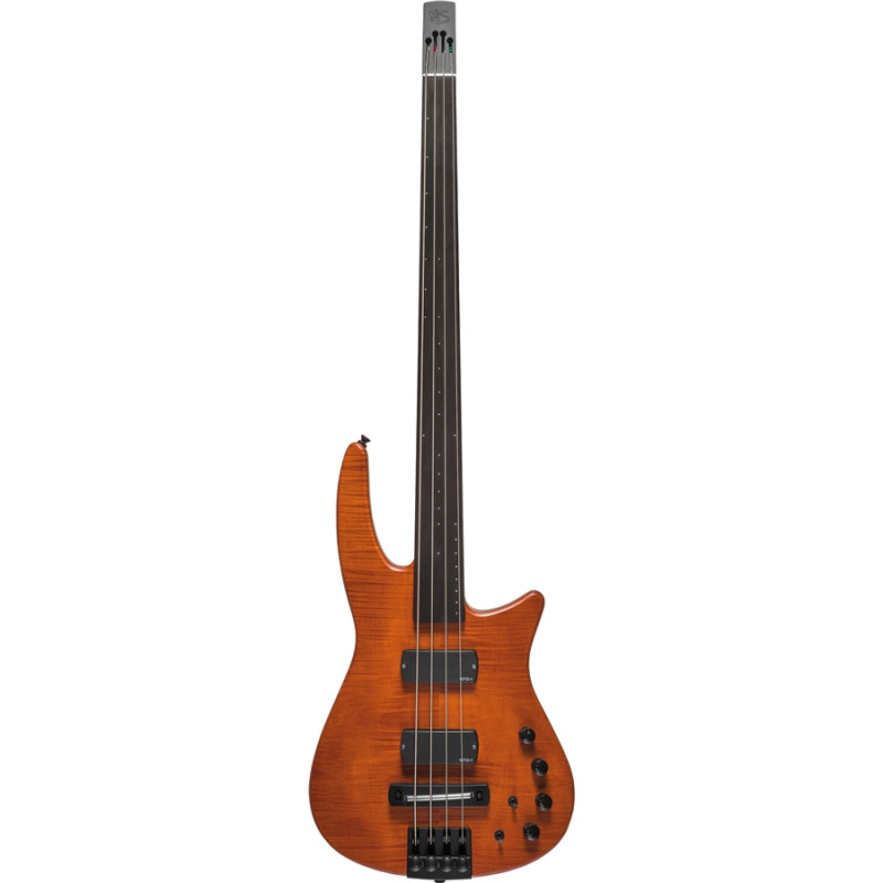 CR Radius Bass 4 Fretless Amber Satin