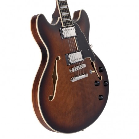 D'ANGELICO PREMIER DC BROWN BURST