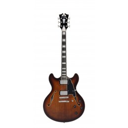 D'ANGELICO PREMIER DC BROWN BURST