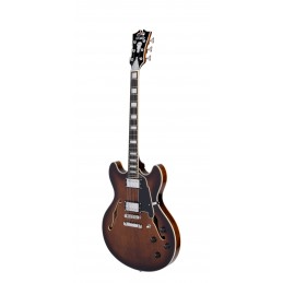 D'ANGELICO PREMIER DC BROWN BURST