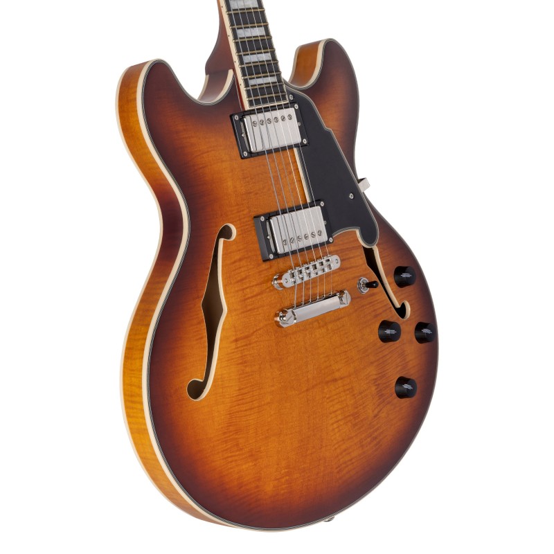 D'ANGELICO PREMIER DC DARK ICED TEA BURST