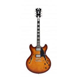 D'ANGELICO PREMIER DC DARK ICED TEA BURST