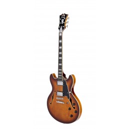 D'ANGELICO PREMIER DC DARK ICED TEA BURST