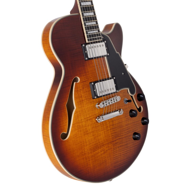 D'ANGELICO PREMIER SS DARK ICED TEA BURST