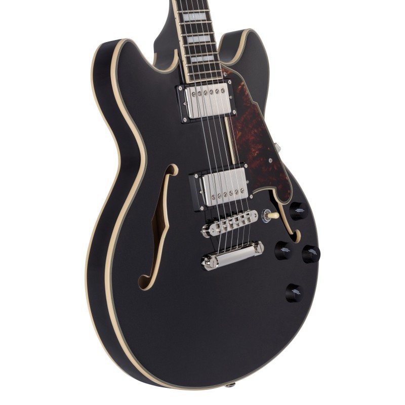 D'ANGELICO PREMIER MINI DC BLACK FLAKE