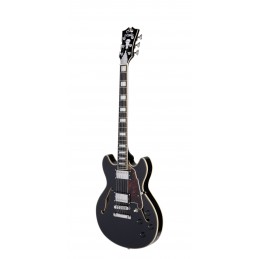 D'ANGELICO PREMIER MINI DC BLACK FLAKE