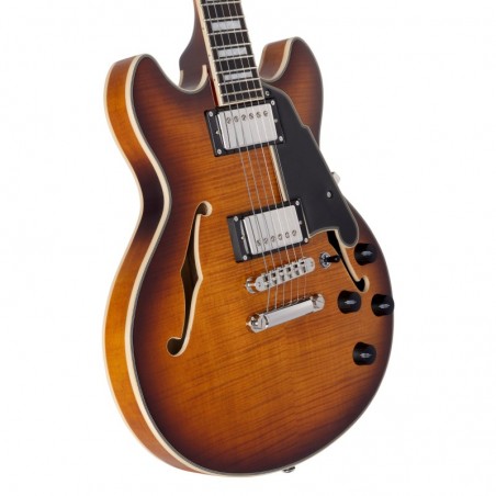 D'ANGELICO PREMIER MINI DC DARK ICED TEA BURST