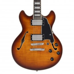D'ANGELICO PREMIER MINI DC DARK ICED TEA BURST