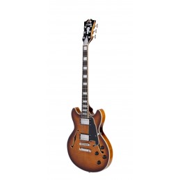 D'ANGELICO PREMIER MINI DC DARK ICED TEA BURST