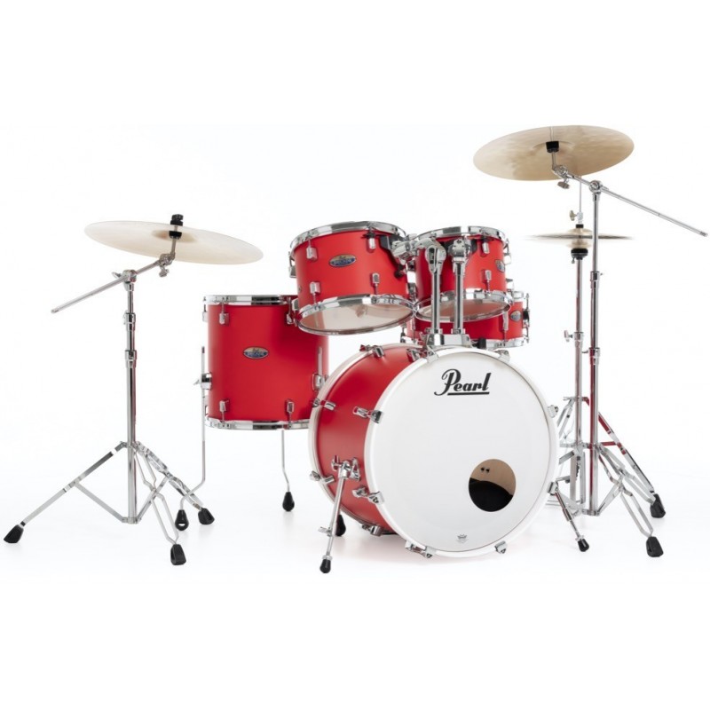 PEARL DECADE MAPLE 5pz completa di hardware colore MATTE RACING RED 899