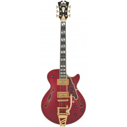 D'ANGELICO DELUXE BOB WEIR 3 Satin Trans Wine