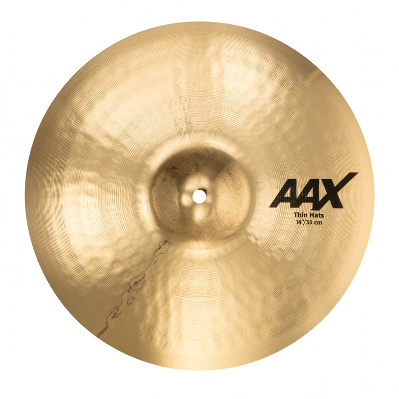 SABIAN 14" AAX Thin Hats Brilliant Finish