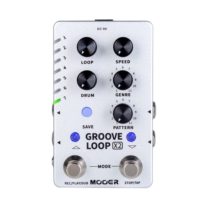 MOOER GROOVE LOOP X2 LOOPER Y DRUM MACHINE