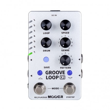 MOOER GROOVE LOOP X2 LOOPER Y DRUM MACHINE
