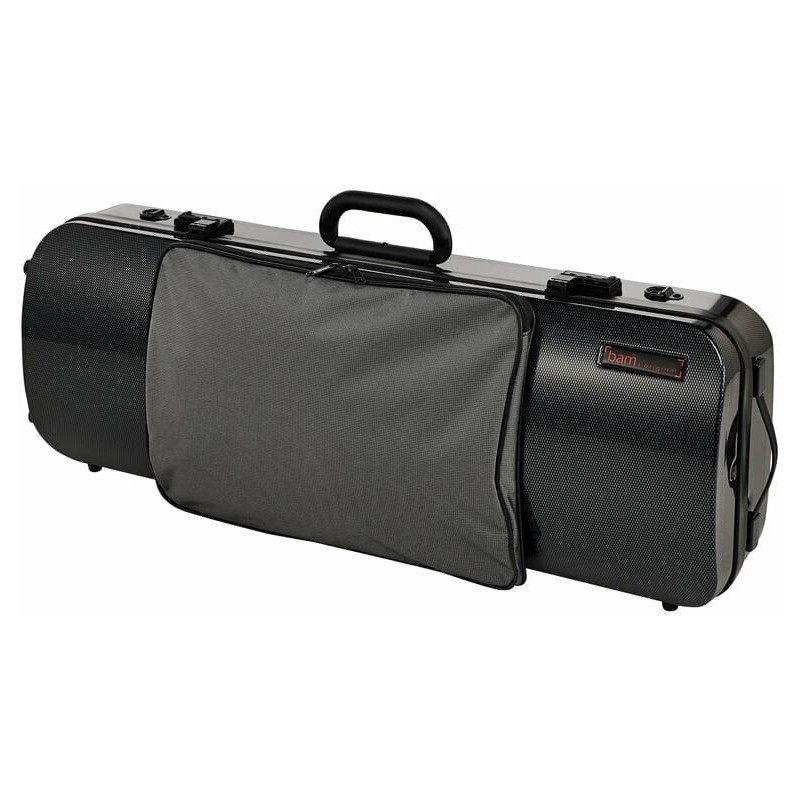 BAM ITALIA 5202XLC CUSTODIA HIGHTECH OBLONG COMPACT SIZE PER VIOLA POCKET - BLACK CARBON
