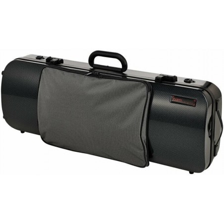 BAM ITALIA 5202XLC CUSTODIA HIGHTECH OBLONG COMPACT SIZE PER VIOLA POCKET - BLACK CARBON