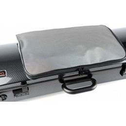 BAM ITALIA 5202XLC CUSTODIA HIGHTECH OBLONG COMPACT SIZE PER VIOLA POCKET - BLACK CARBON