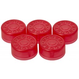 MOOER RED FOOTSWITCH TOPPER,5 PCS PER BAG