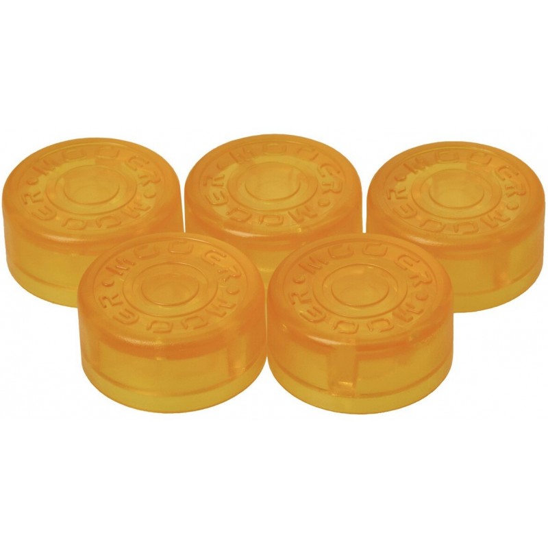 MOOER YELLOW FOOTSWITCH TOPPER,5 PCS PER BAG