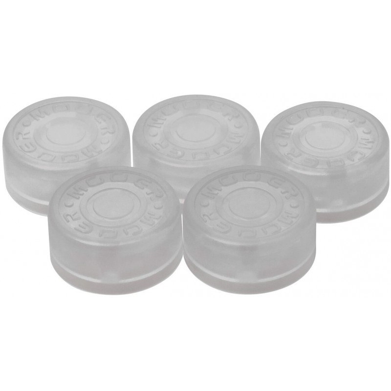 MOOER WHITE FOOTSWITCH TOPPER,5 PCS PER BAG