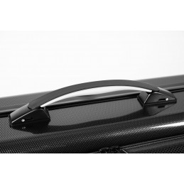 BAM ITALIA 5301XLSC HIGHTECH OBLONG VIOLA CASE SILVER CARBON