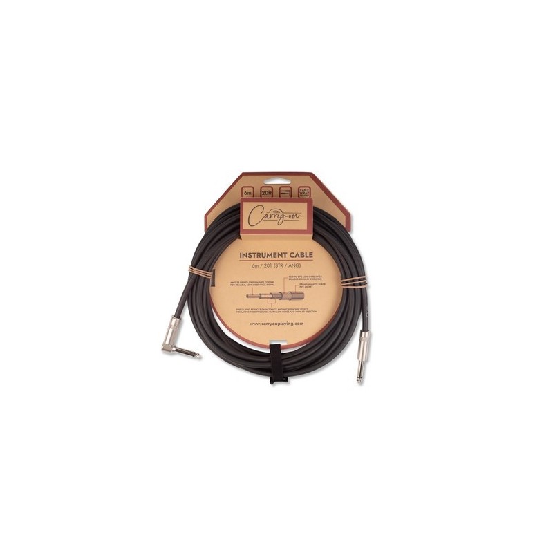 CARRY ON CARRY-ON-CABLE-6M-SA - INSTRUMENT CABLE 6M DRITTO/ANGOLATO