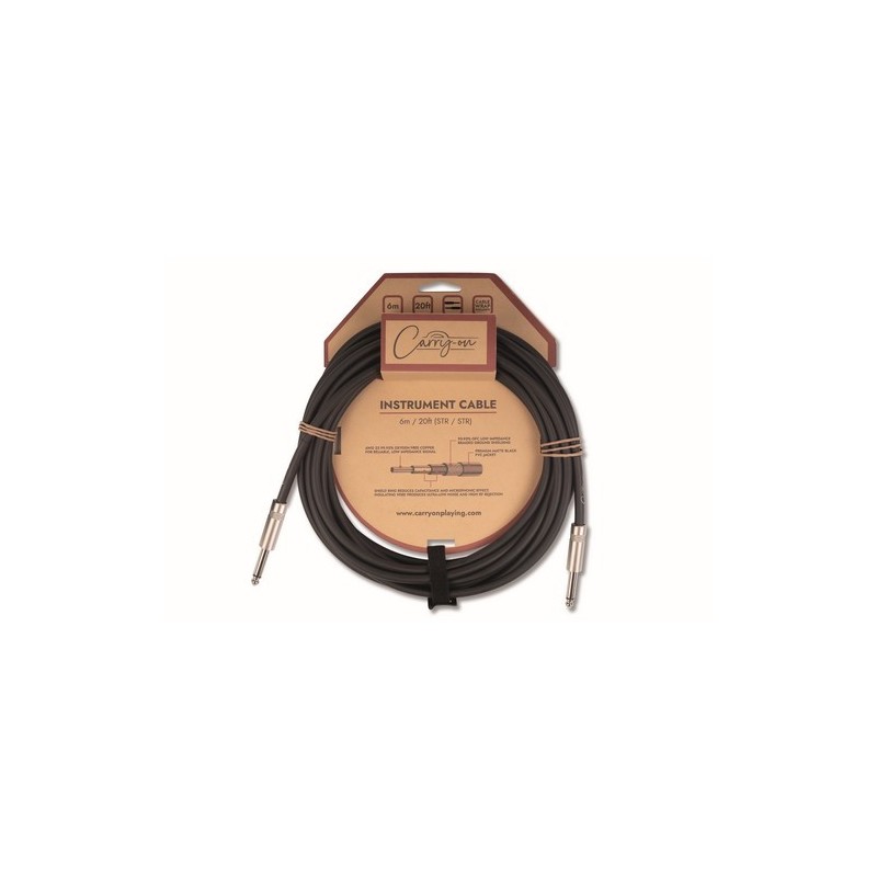 CARRY ON CARRY-ON-CABLE-6M-SS - INSTRUMENT CABLE 6M DRITTO/DRITTO