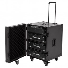 UDG U91101BL - ULTIMATE FLIGHT CASE FOR SET CDJ/MIXER BLACK PLUS (T&SW)