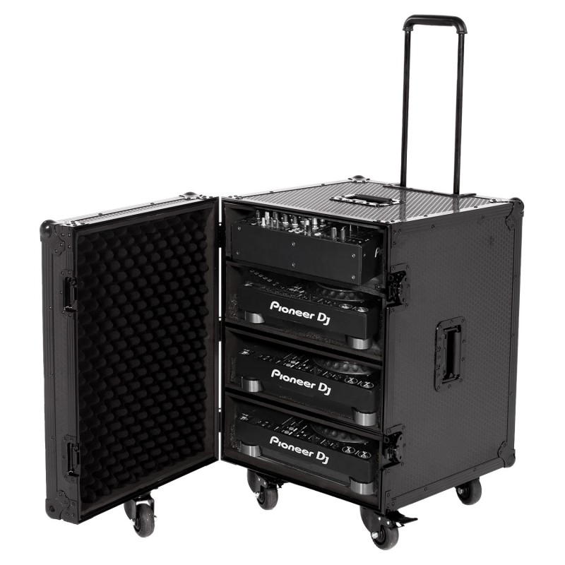 UDG U91101BL - ULTIMATE FLIGHT CASE FOR SET CDJ/MIXER BLACK PLUS (T&SW)