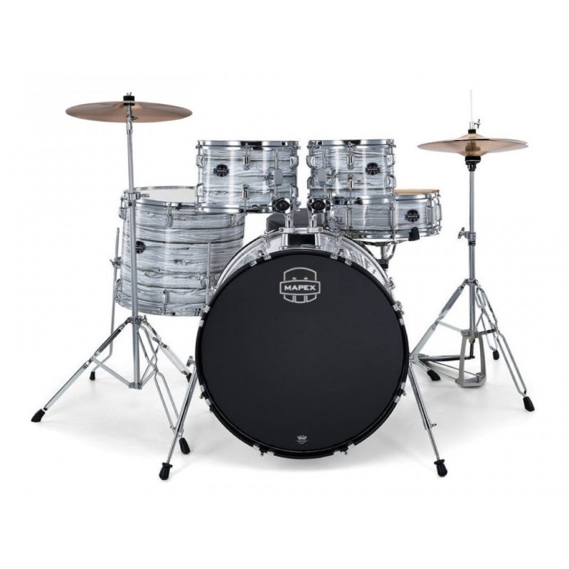 MAPEX IT CM5044FTCFI COMET FUSION 5 PEZZI WHITE MARBLEWOOD CON HARDWARE E PIATTI