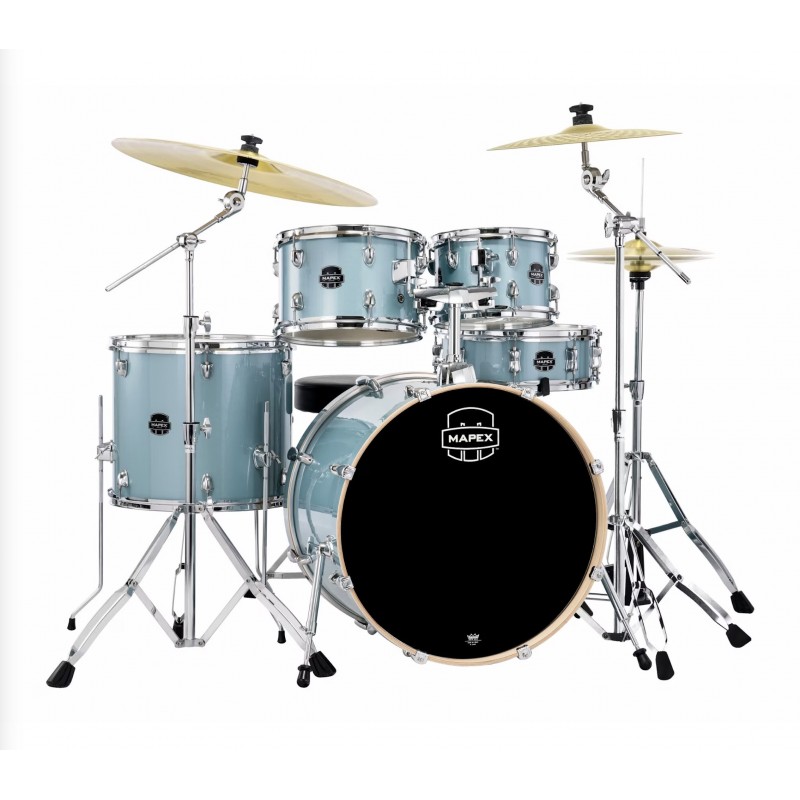 MAPEX IT VE5295FTCVJ VENUS ROCK 5 PEZZI AQUA BLUE SPARKLE