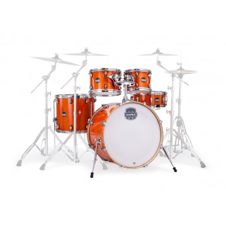 MAPEX IT MM529SFOG MARS MAPLE ROCK 5 PEZZI GLOSSY AMBER