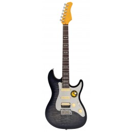 SIRE GUITARS S7 FM NEW GEN TBK (ROASTED) TRANS BLACK