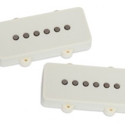 SEYMOUR DUNCAN SET JAZZMASTER SILENCER HOT PARCHMENT