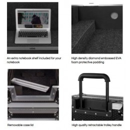 UDG U91014BL3 - FC MULTI FORMAT XXL BLACK PLUS (BANDEJA PARA ORDENADOR)